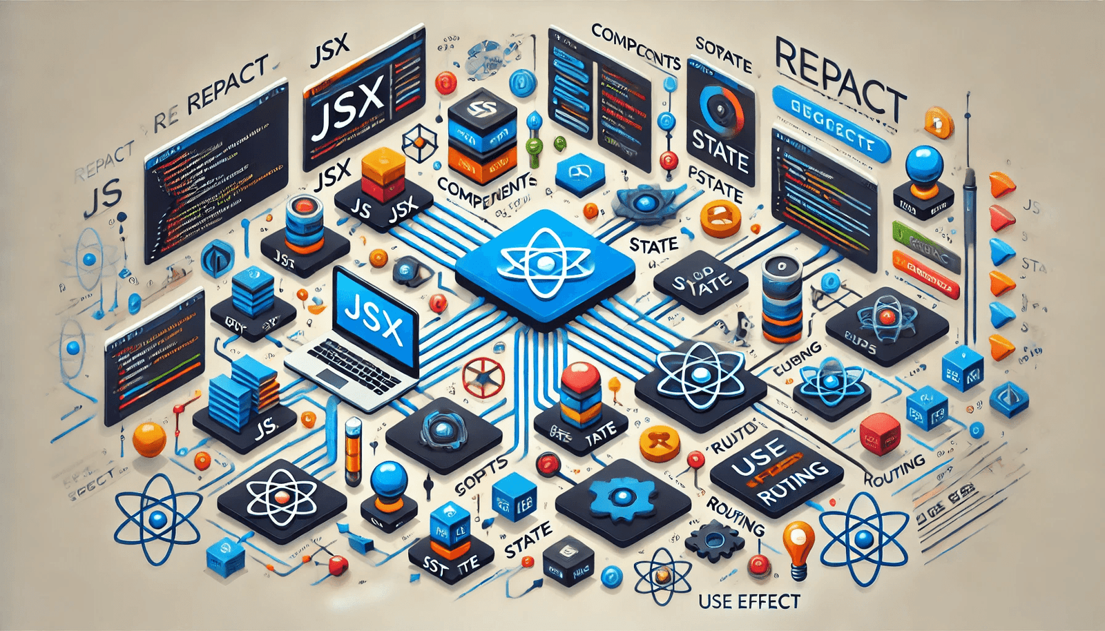 الخطوات الأساسية لتعلم React JS: كيف تبدأ ببناء تطبيقات قوية بسهولة